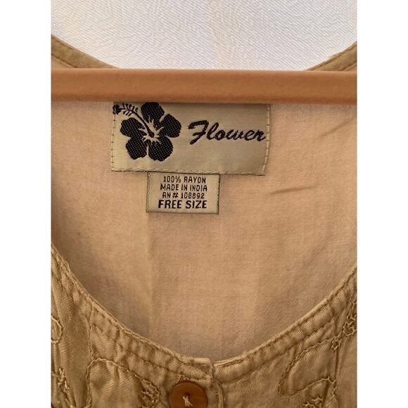 Flower Dress Made in India “One Size” - Picture 2 of 4